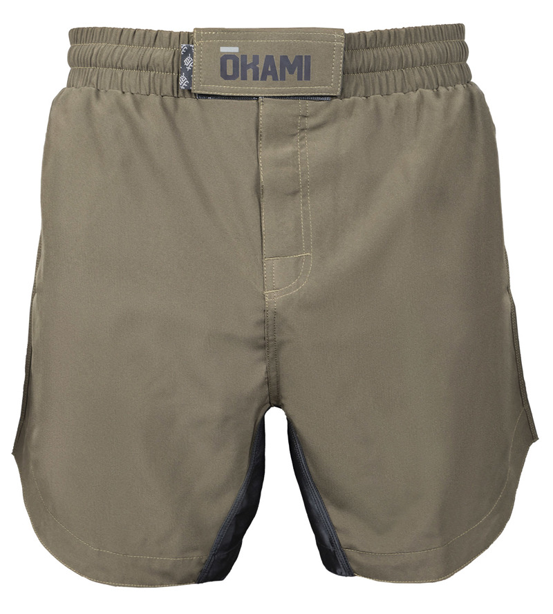 Okami kihon Fightshorts -khaki